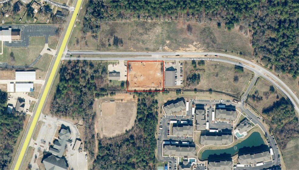 2256 Blue Mountain blvd, Tyler, TX for sale - Aerial - Image 2 of 9