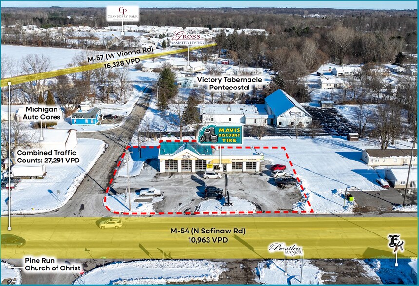 11524 N Saginaw Rd, Clio, MI à vendre - Photo du bâtiment - Image 2 de 4