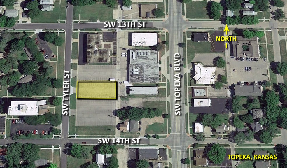 1318 SW Tyler St, Topeka, KS for sale - Aerial - Image 2 of 2