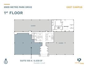 6350 Walker Ln, Alexandria, VA à louer Plan d’étage- Image 1 de 1