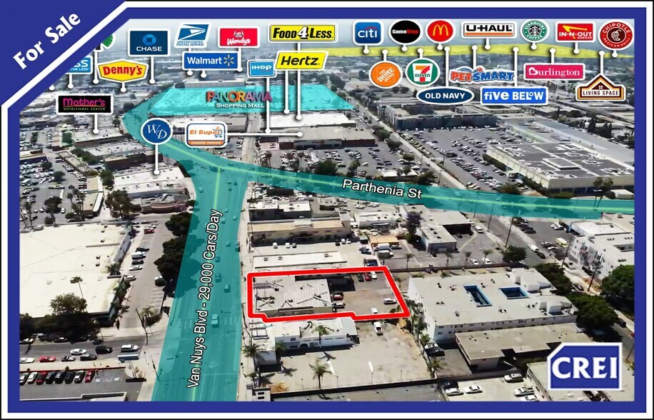 8741-8747 Van Nuys Blvd, Panorama City, CA à vendre - Photo du bâtiment - Image 1 de 9