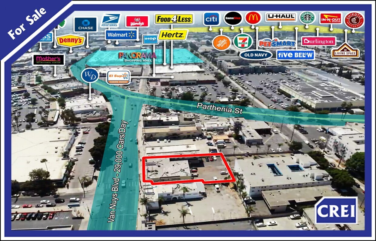 8741-8747 Van Nuys Blvd, Panorama City, CA à vendre Photo du bâtiment- Image 1 de 10