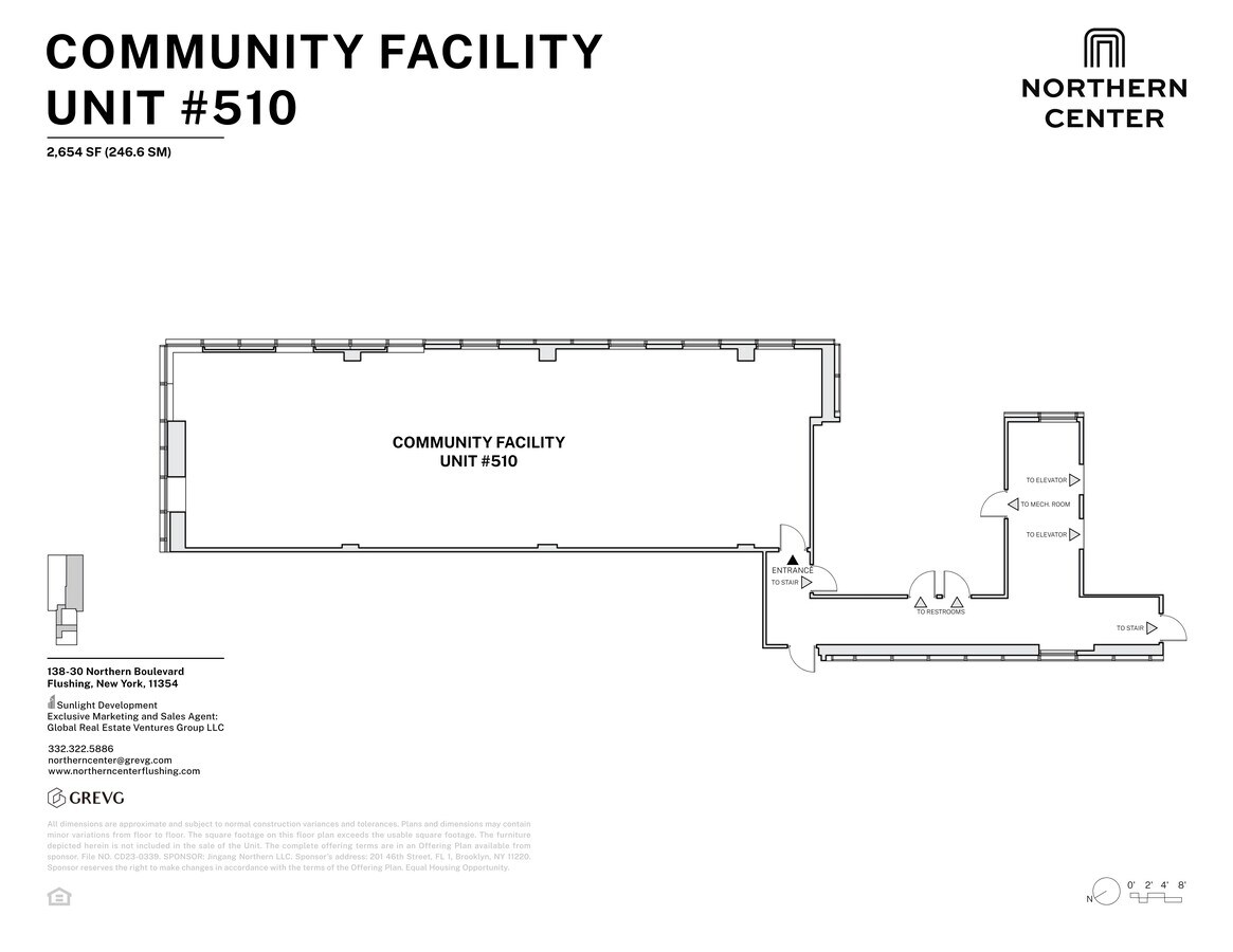 13830 Northern Blvd, Flushing, NY 11354 - Unité C510 -  - Plan d’étage - Image 1 of 1