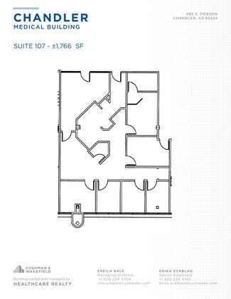 Plus de détails pour 485 S Dobson Rd, Chandler, AZ - Bureau/Médical à louer
