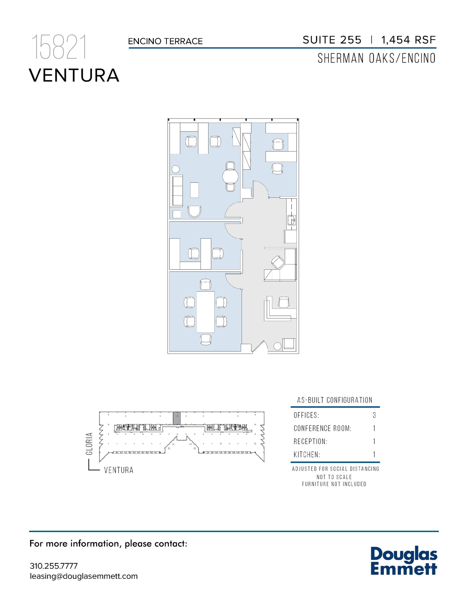 15821 Ventura Blvd, Encino, CA for lease Floor Plan- Image 1 of 1
