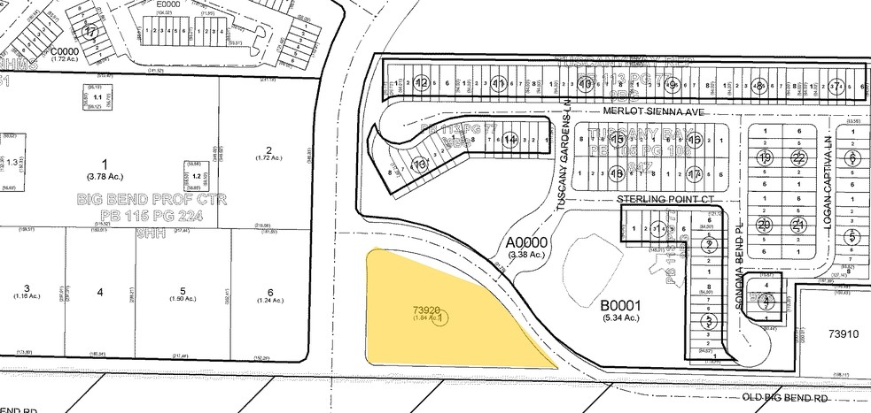 7130 Big Bend, Apollo Beach, FL à louer - Plan cadastral - Image 3 de 6