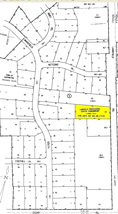 554 Larkfield Rd, East Northport, NY à vendre Plan cadastral- Image 1 de 1