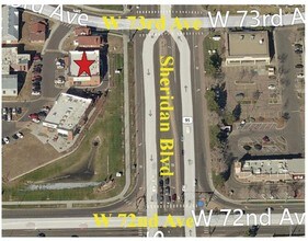 7221 Sheridan Blvd, Westminster, CO - AERIAL  map view