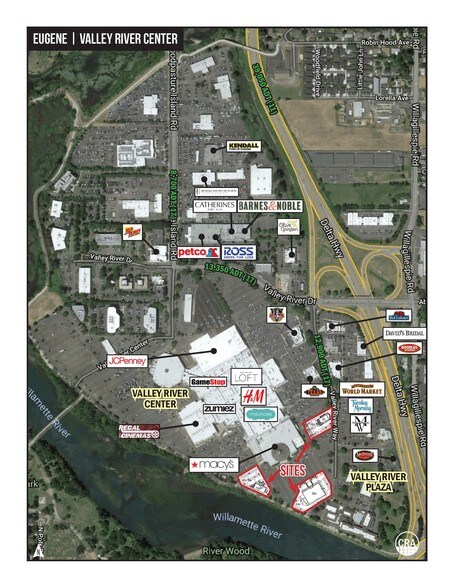 Valley River Ctr, Eugene, OR à louer - Aérien - Image 2 de 2