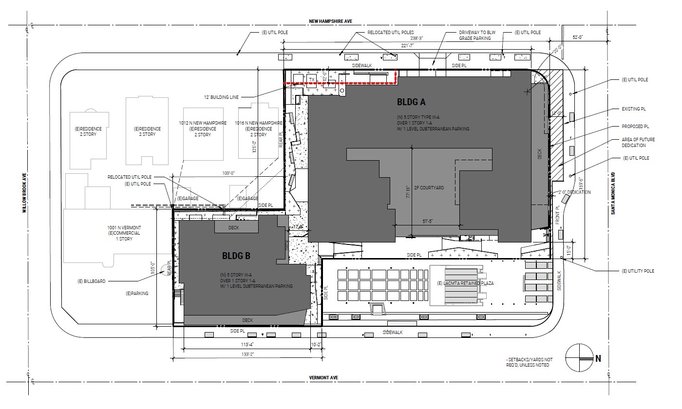 1021 N Vermont Ave, Los Angeles, CA for lease Floor Plan- Image 1 of 1