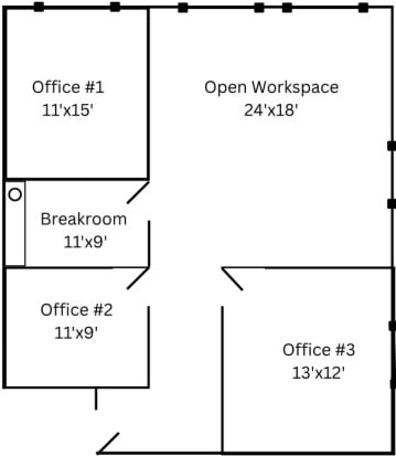 9145-9161 Narcoossee Rd, Orlando, FL à louer Plan d’étage- Image 1 de 1