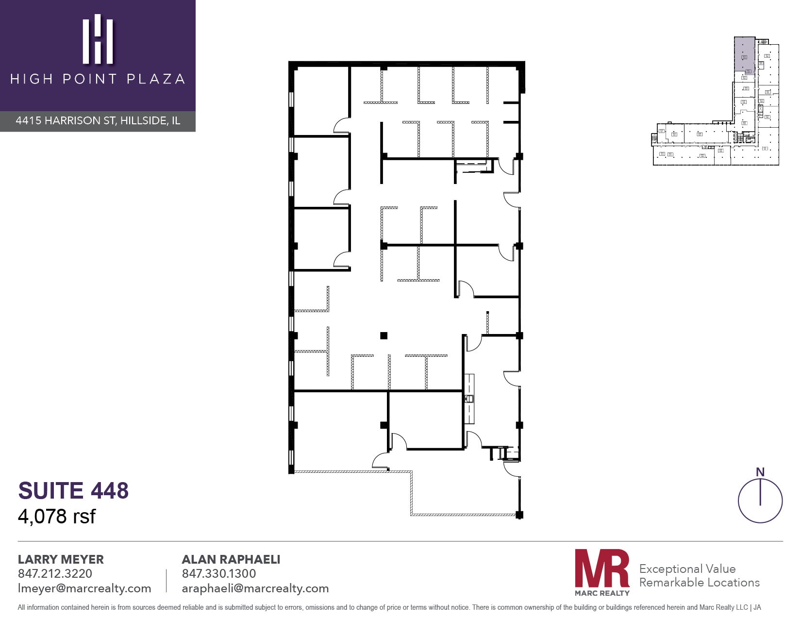 4415 W Harrison St, Hillside, IL for lease Floor Plan- Image 1 of 1