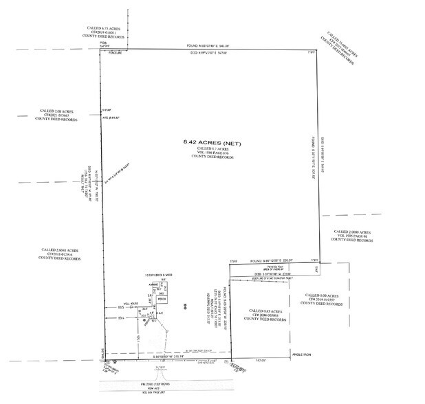 884 FM 2090 Rd E, Splendora, TX à vendre - Plan cadastral - Image 3 de 3