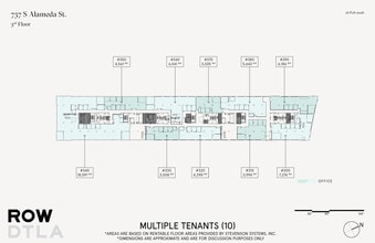 777 S Alameda St, Los Angeles, CA for lease Floor Plan- Image 1 of 2