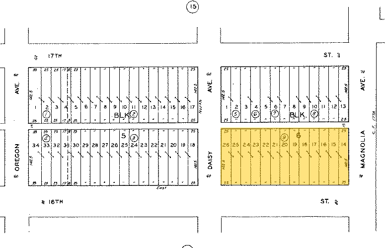 1600 Daisy Ave, Long Beach, CA à vendre - Plan cadastral - Image 1 de 1