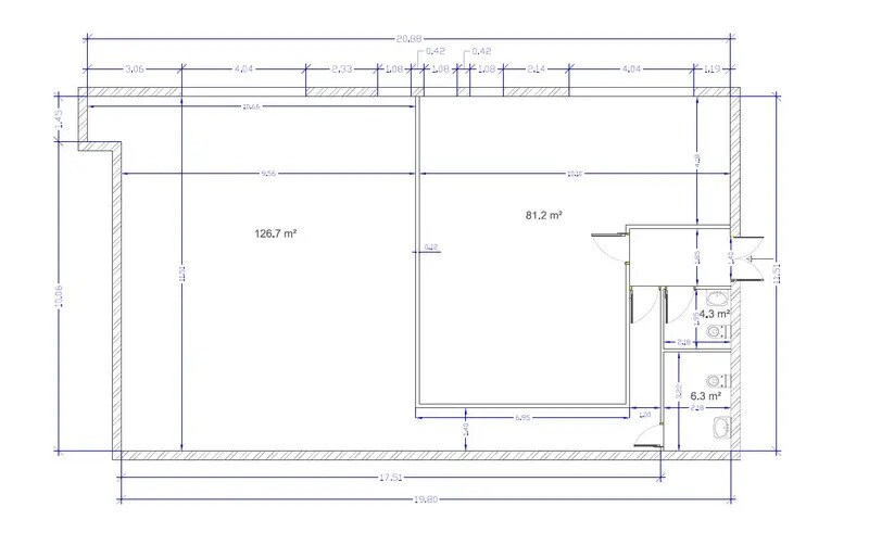 Office in Aubagne for lease - Floor Plan - Image 3 of 3