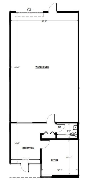 9560 Chesapeake Dr, San Diego, CA à louer Plan d’étage- Image 1 de 1