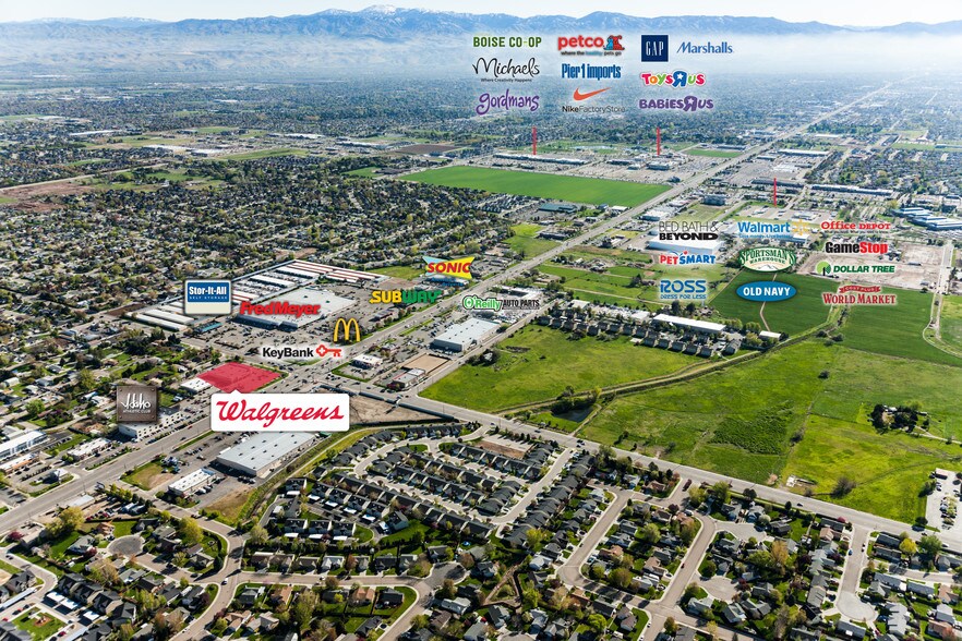 1570 E Fairview Ave, Meridian, ID for sale - Aerial - Image 1 of 1