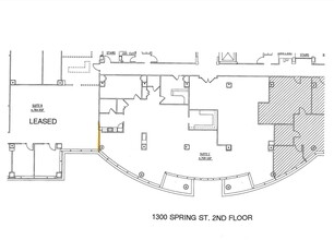 1300 Spring St, Silver Spring, MD à louer Plan d  tage- Image 2 de 3