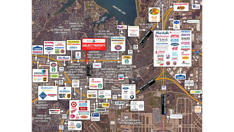 897 W. Northwest hwy, Grapevine, TX à vendre - Photo du bâtiment - Image 3 de 7