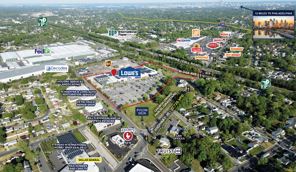 122 W Oak Ave, Lawnside, NJ à vendre - Photo du bâtiment - Image 2 de 3