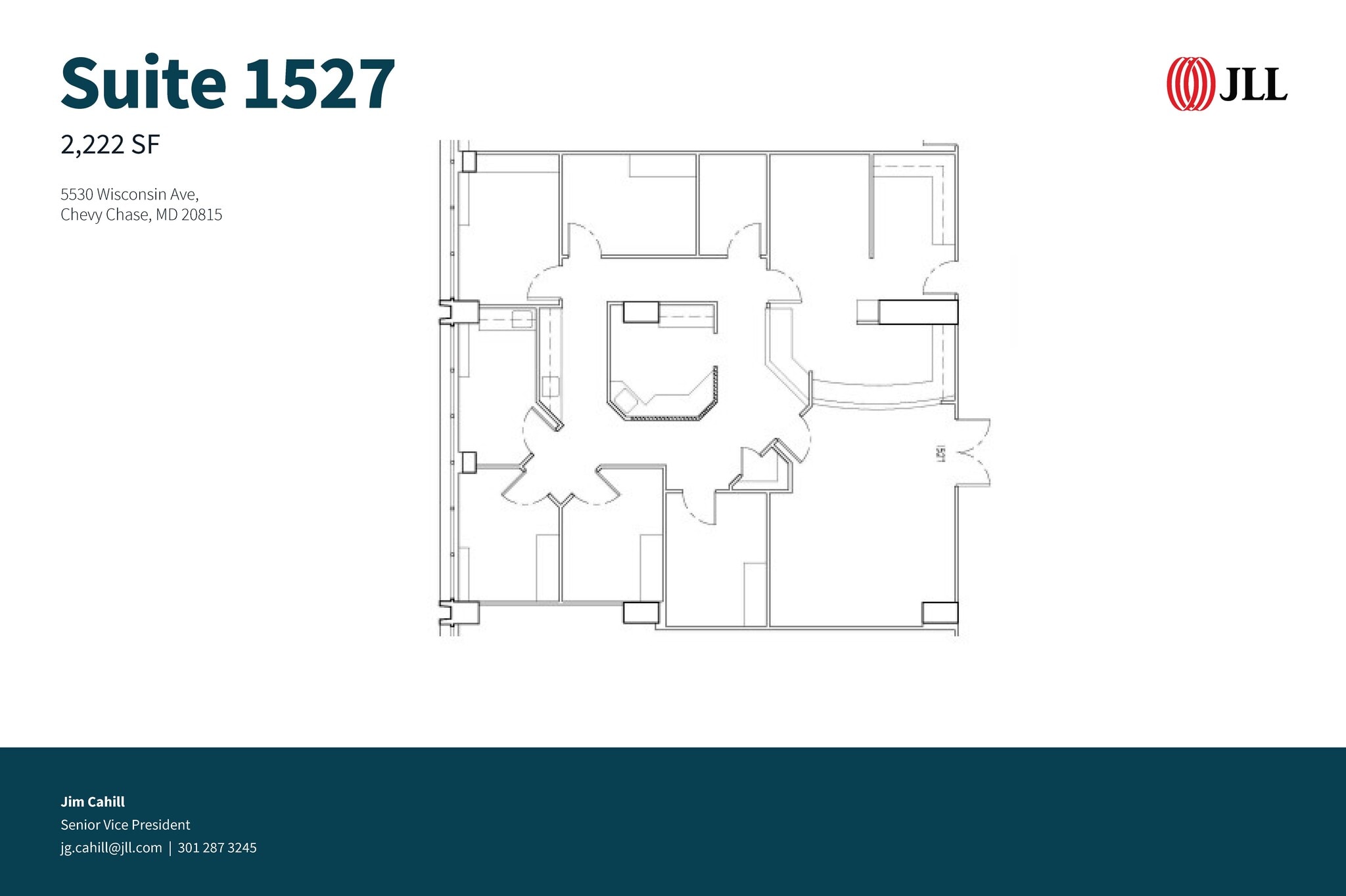 5530 Wisconsin Ave, Chevy Chase, MD for lease Floor Plan- Image 1 of 1