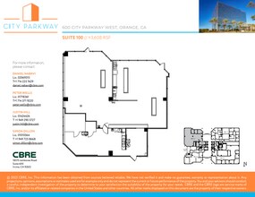 600 City Pky W, Orange, CA for lease Floor Plan- Image 1 of 1