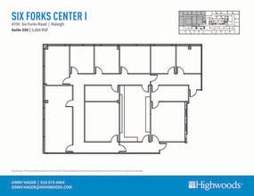 4700 Six Forks Rd, Raleigh, NC à louer Plan d’étage- Image 1 de 2