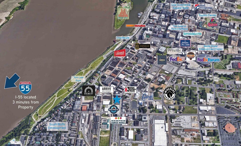 491 S Main St, Memphis, TN à vendre - Photo du bâtiment - Image 2 de 9