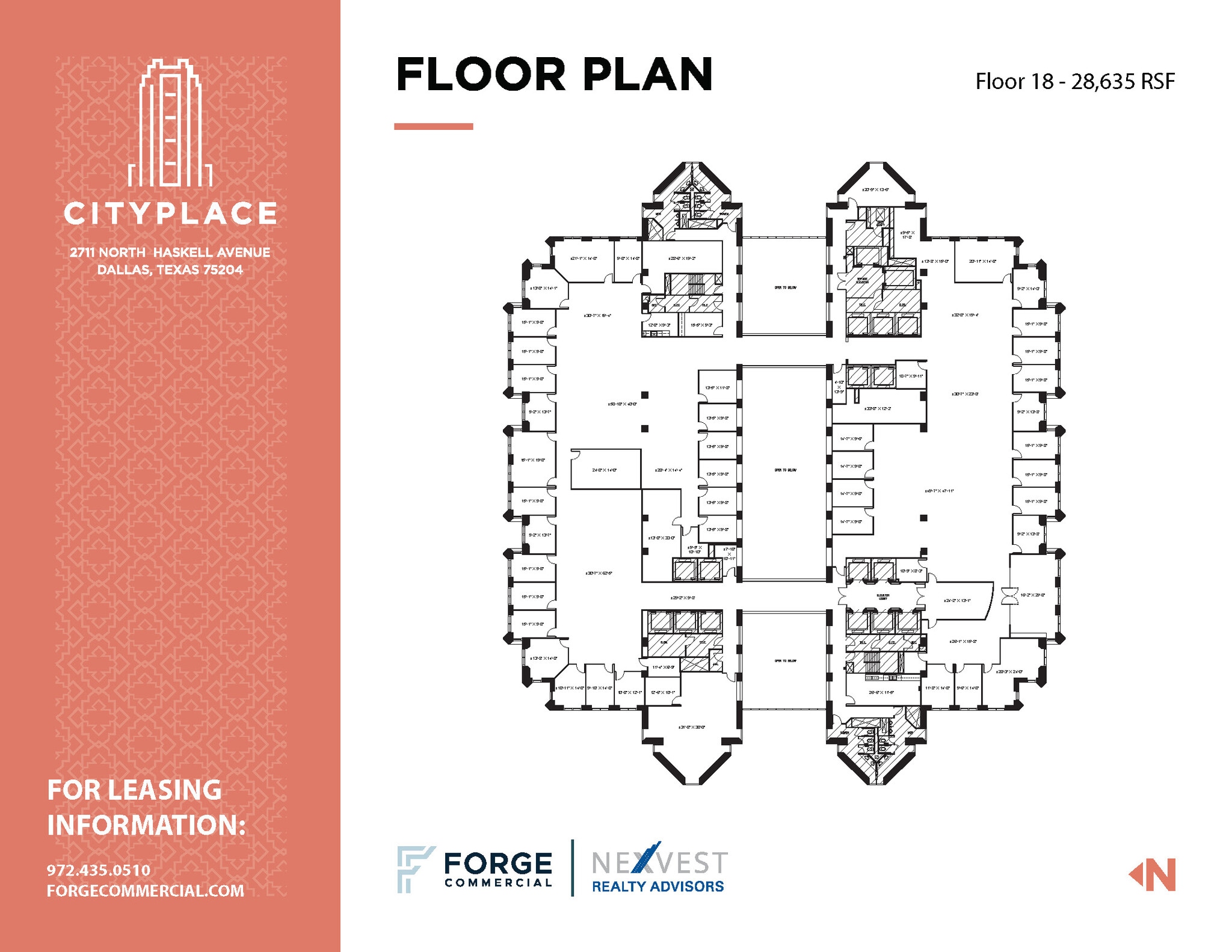 2711 N Haskell Ave, Dallas, TX à louer Plan d’étage- Image 1 de 1