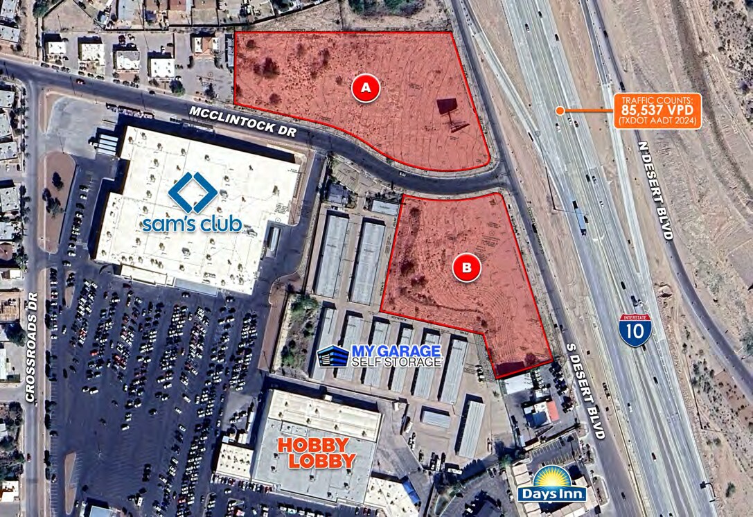 S Desert Blvd & McClintock Dr, El Paso, TX à louer Photo du bâtiment- Image 1 de 3