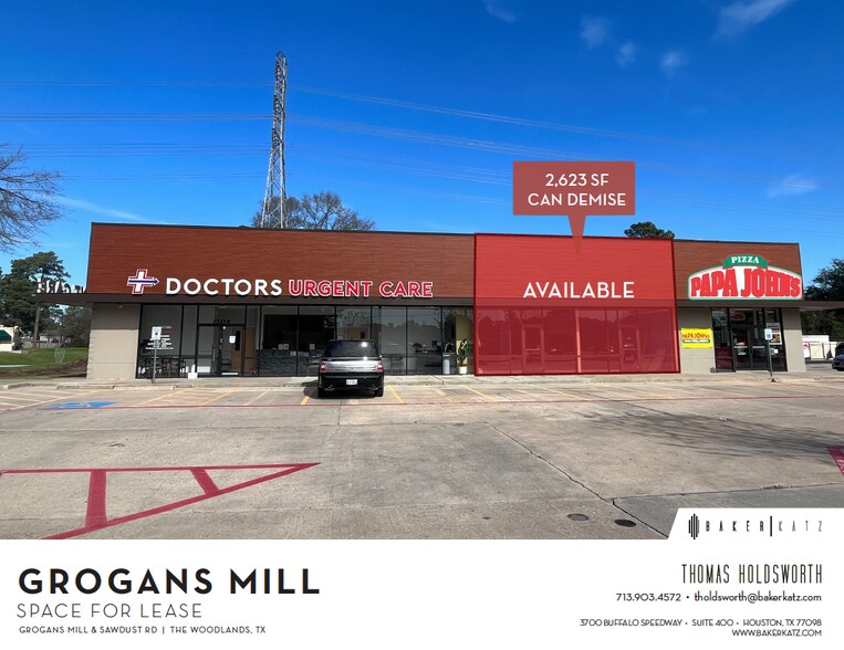 25118 Grogans Mill Rd, The Woodlands, TX for lease - Building Photo - Image 1 of 1