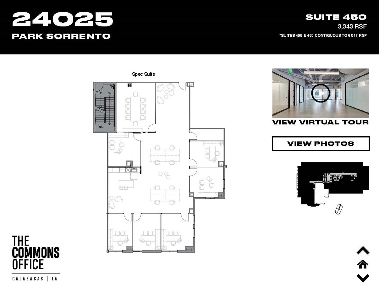 24025 Park Sorrento, Calabasas, CA for lease Floor Plan- Image 1 of 9