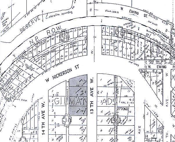 3837-3847 13th Ave W, Seattle, WA à louer - Plan cadastral - Image 2 de 4