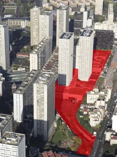 Flex dans Paris à louer - Aérien - Image 1 de 12