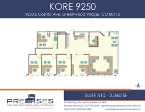 9250 E Costilla Ave, Greenwood Village, CO for lease Floor Plan- Image 1 of 1