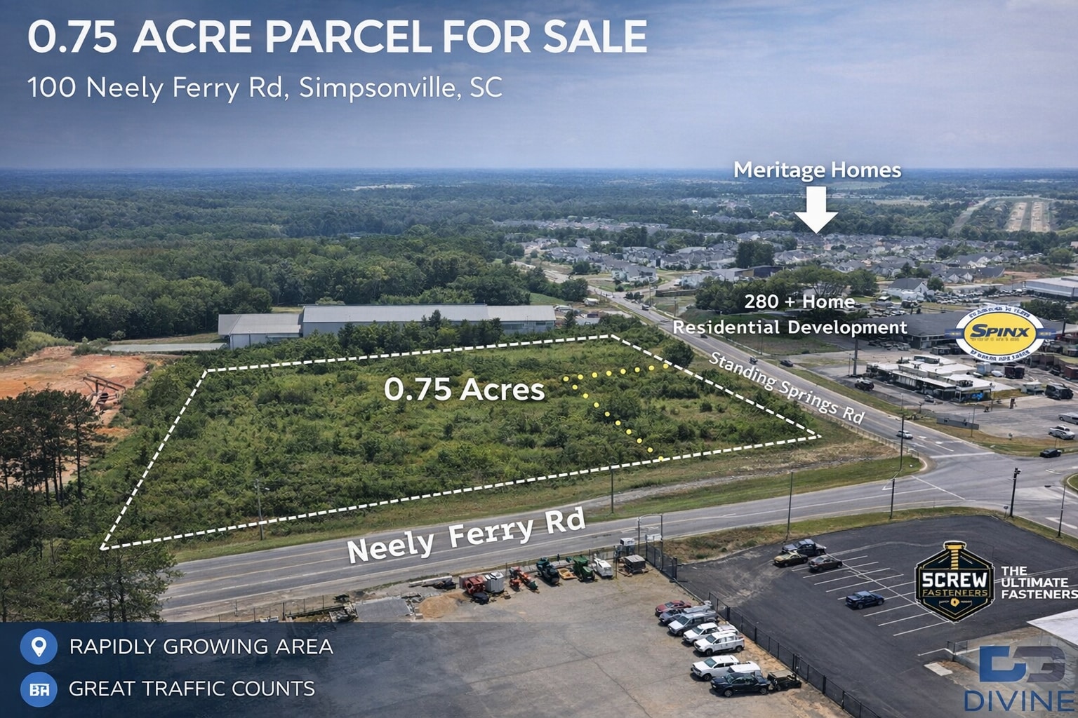100 Neely Ferry Rd, Simpsonville, SC for sale Primary Photo- Image 1 of 7