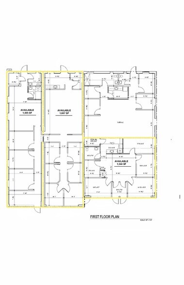 27109-27113 Harper Ave, Saint Clair Shores, MI à louer - Plan d’étage - Image 2 de 2