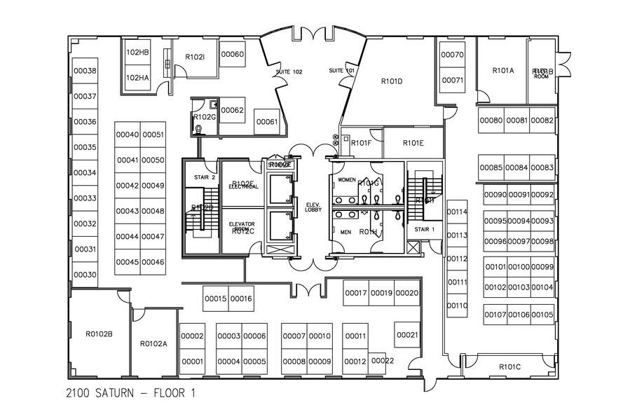 2100 Saturn St, Monterey Park, CA à louer - Plan d’étage - Image 3 de 6