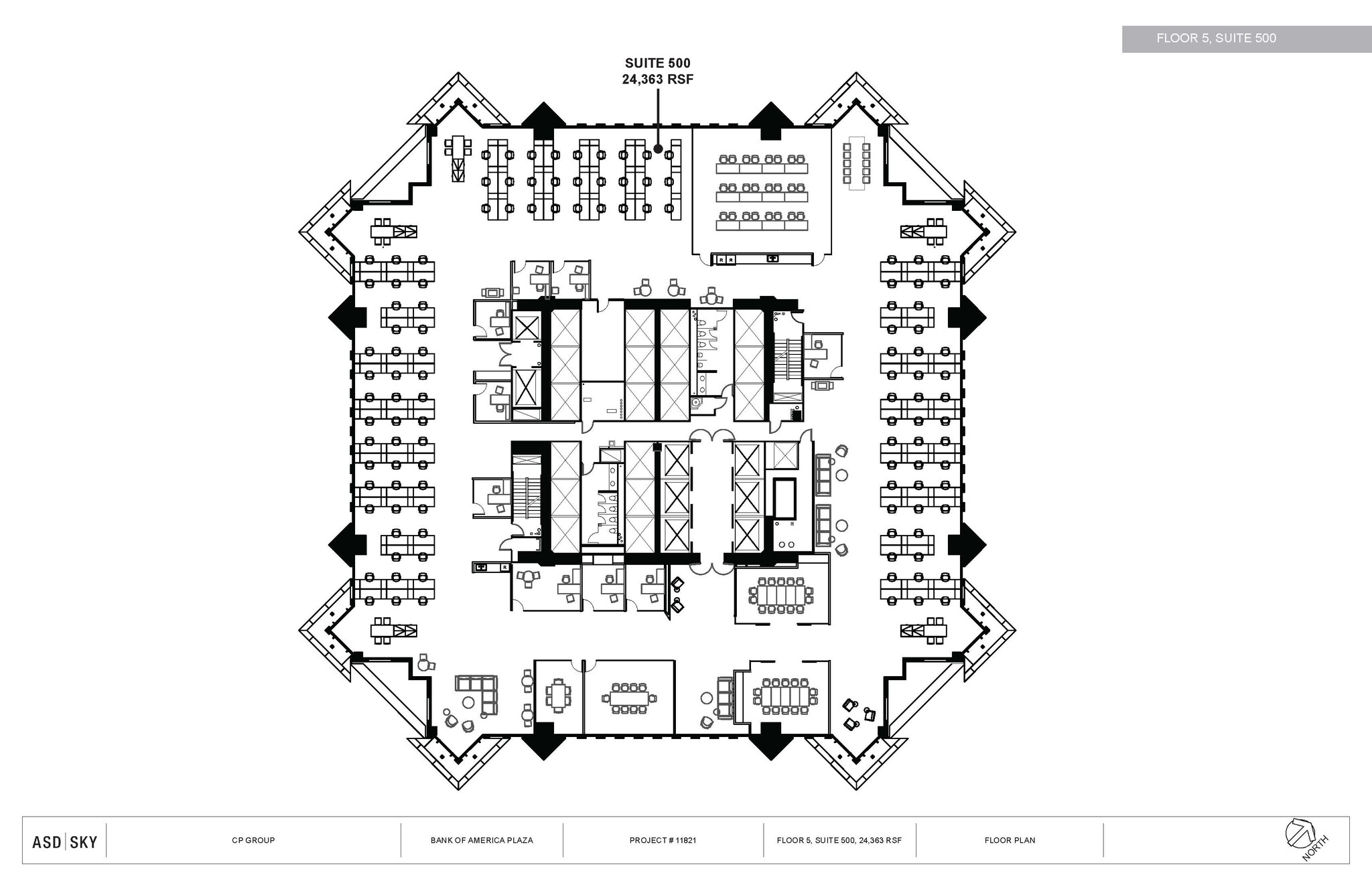 600 Peachtree St NE, Atlanta, GA à louer Plan d  tage- Image 1 de 1