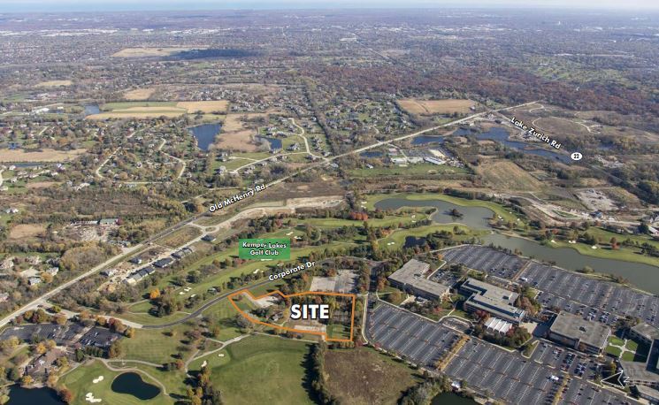 24000 N Old McHenry Rd, Kildeer, IL for sale - Aerial - Image 2 of 2