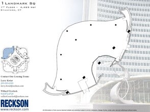 1 Landmark Sq, Stamford, CT à louer Plan d’étage- Image 2 de 8