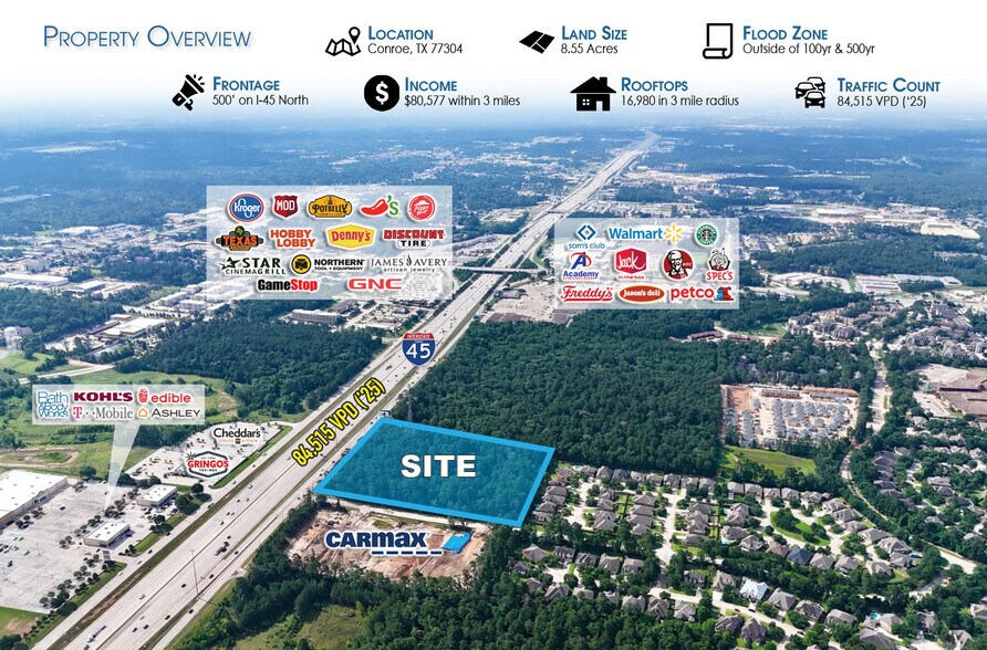 2501 Interstate 45 N, Conroe, TX à vendre - Photo du bâtiment - Image 2 de 3