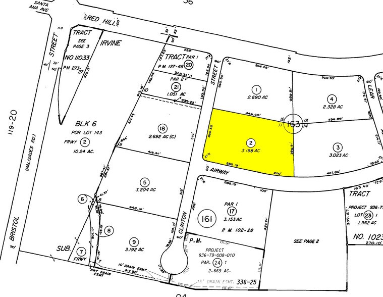 2925 Airway Ave, Costa Mesa, CA à louer - Plan cadastral - Image 2 de 22