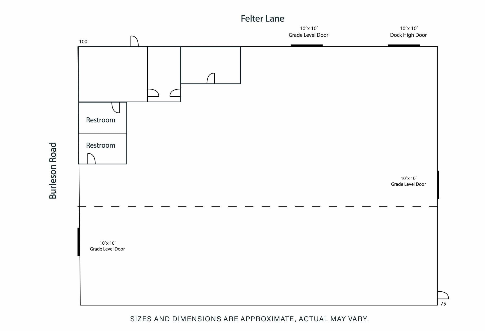 4110 Felter Ln, Austin, TX for lease Floor Plan- Image 1 of 1
