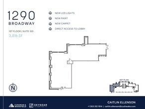 1290 Broadway, Denver, CO for lease Floor Plan- Image 2 of 2