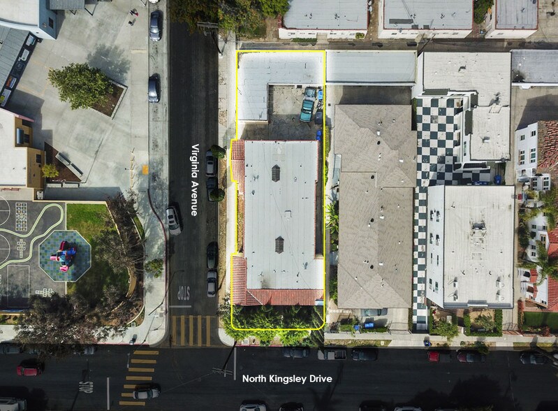 1151 N Kingsley Dr, Los Angeles, CA à vendre - Aérien - Image 3 de 17