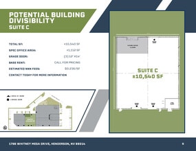 1786 Whitney Mesa Dr, Henderson, NV for lease Floor Plan- Image 1 of 1
