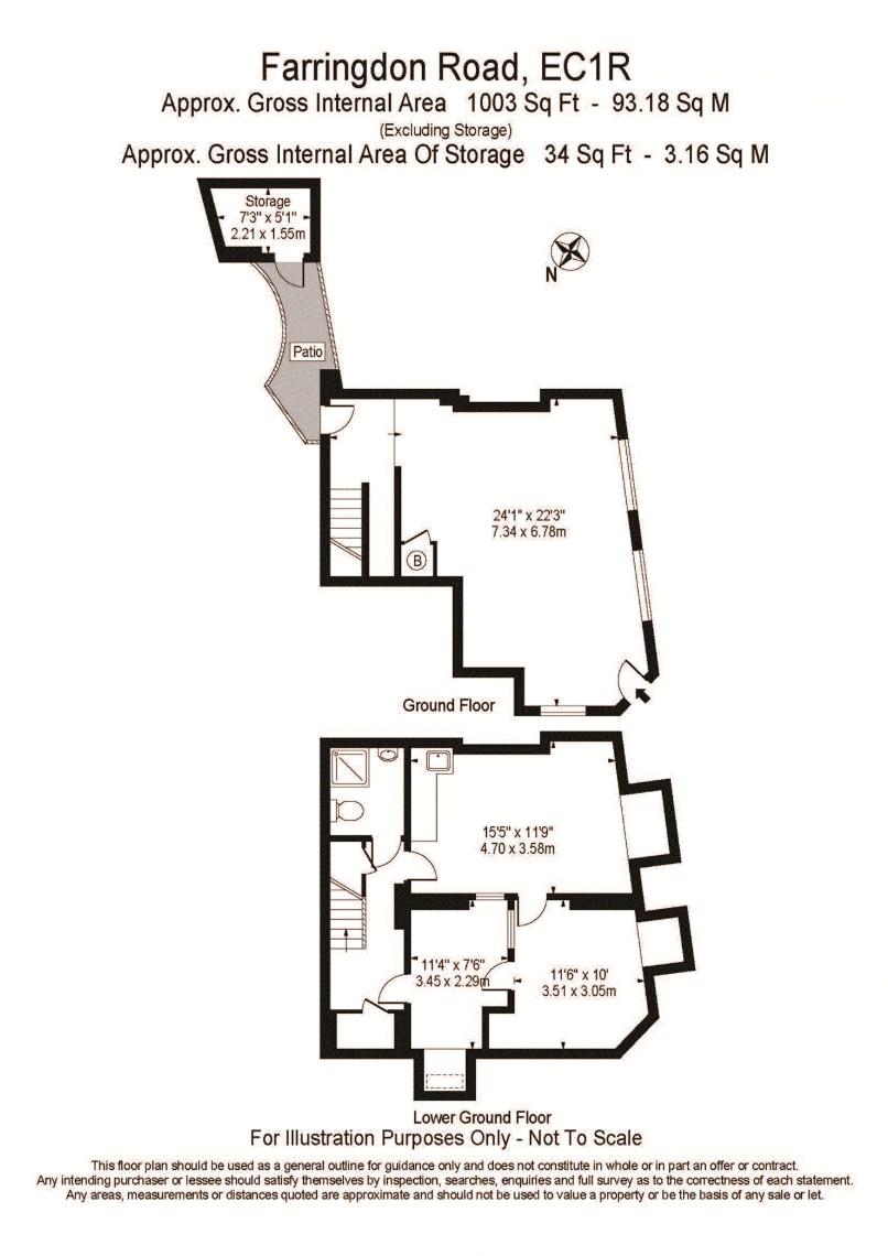 162 Farringdon Rd, Londres à louer Plan d’étage- Image 1 de 1