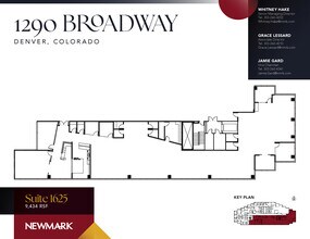 1290 Broadway, Denver, CO for lease Floor Plan- Image 2 of 8